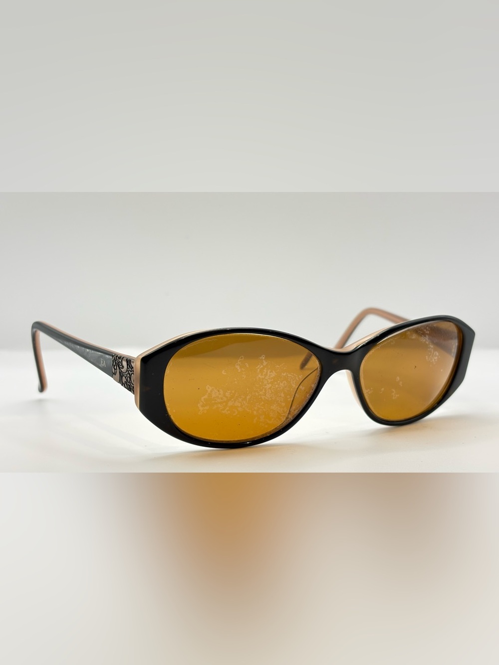Elizabeth Arden Brown Oval Sunglasses Frames Only